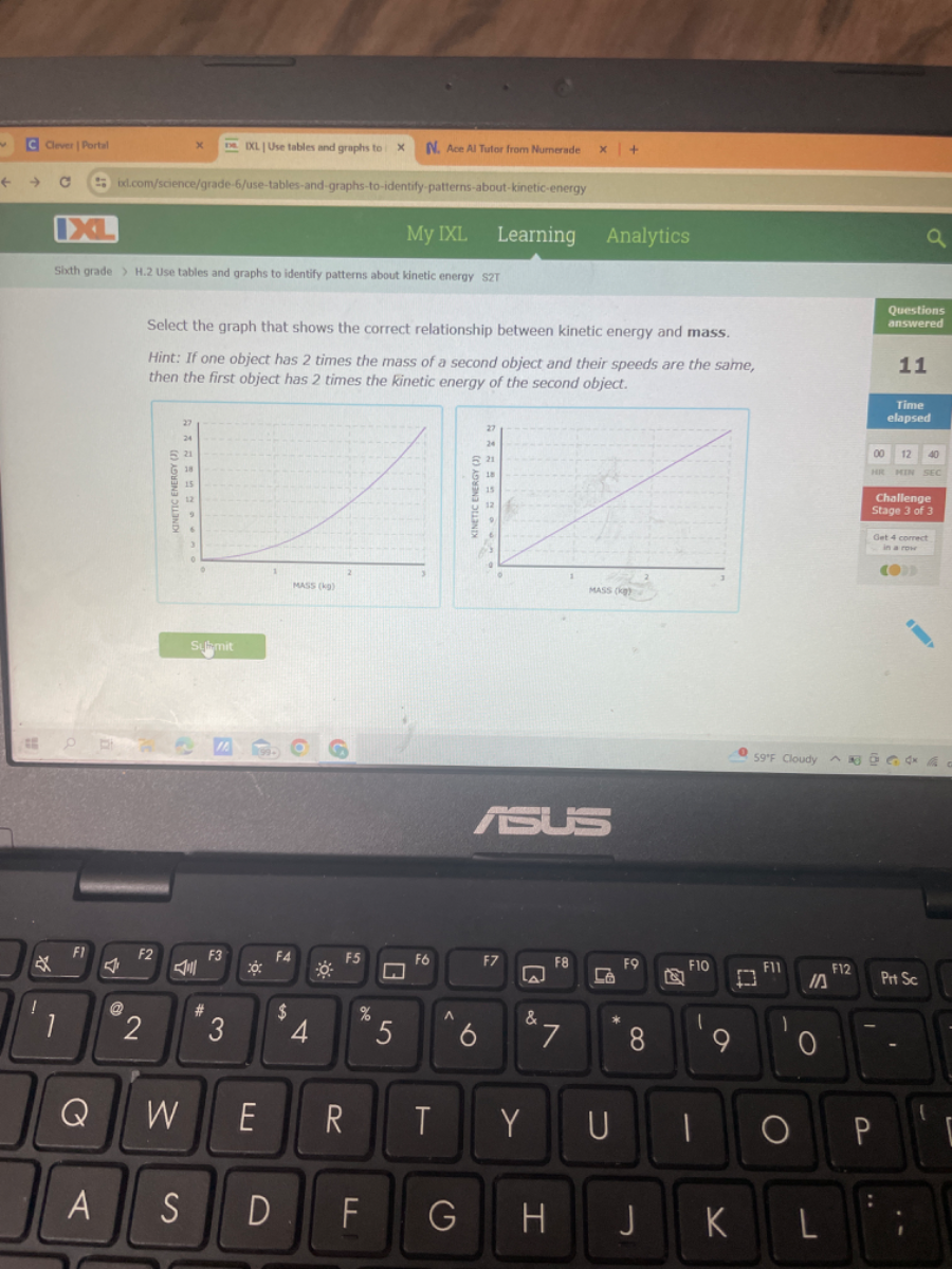 C Cever Portal IXL. Use tables and graphs to N. Ace Au Tulor from