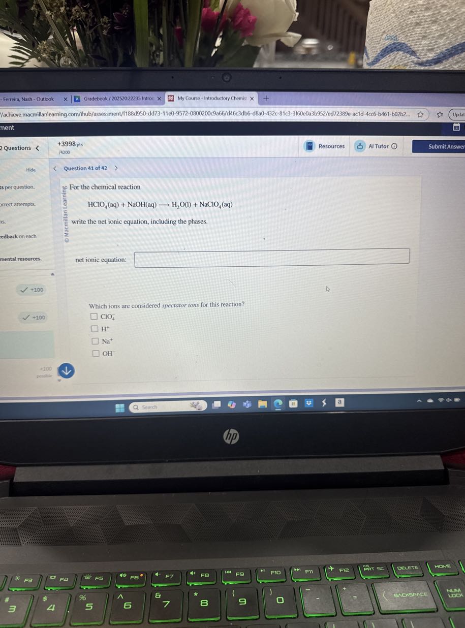Ferreita, Nash - Outlook Gradebook/202520222235 Introc My Course ...