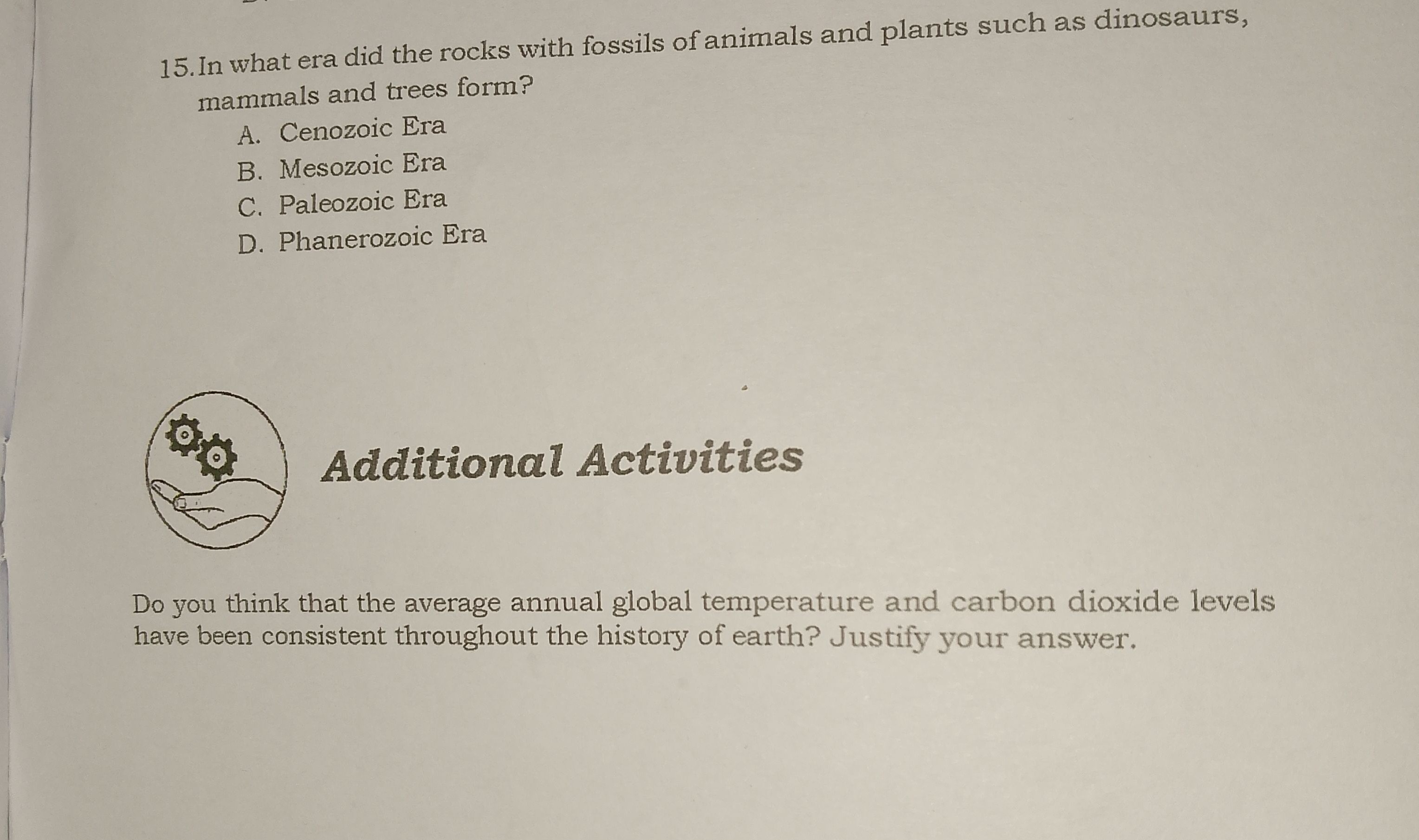 Which Era Ruled The Mammals? (Paleozoic, Mesozoic, Cenozoic?) - au5y3p4