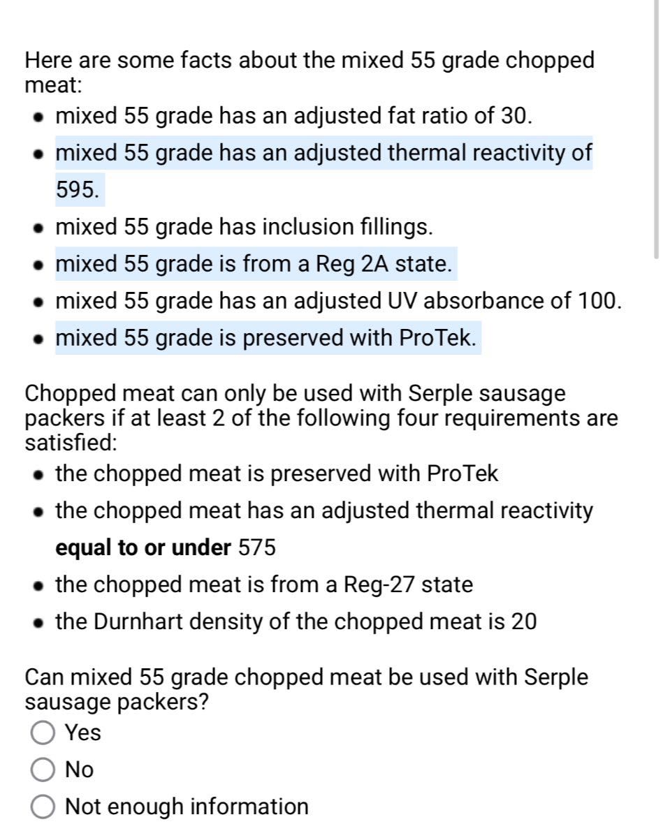 Here are some facts about the mixed 55 grade chopped meat: - mixed 55 ...