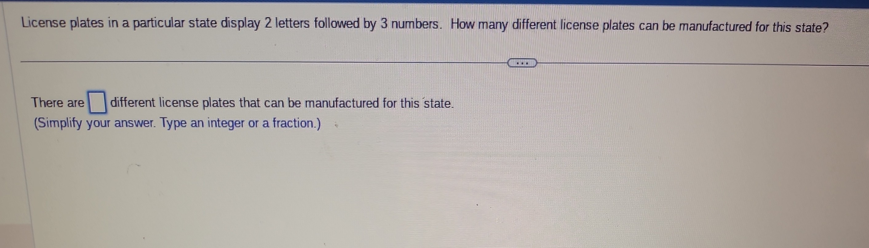 License Plates In A Particular State Display license plates in a particular state display 2 letters followed by 3