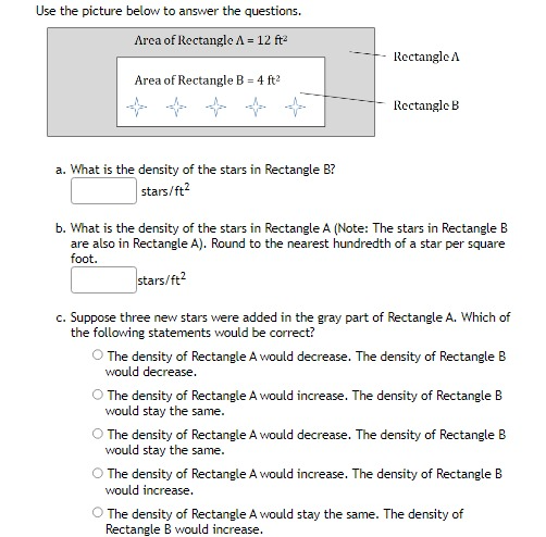 Use the picture below to answer the questions. a. What is the density ...