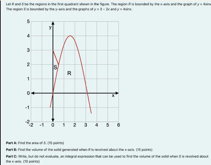 Let R and S be the regions in the first quadrant shown in the figure ...