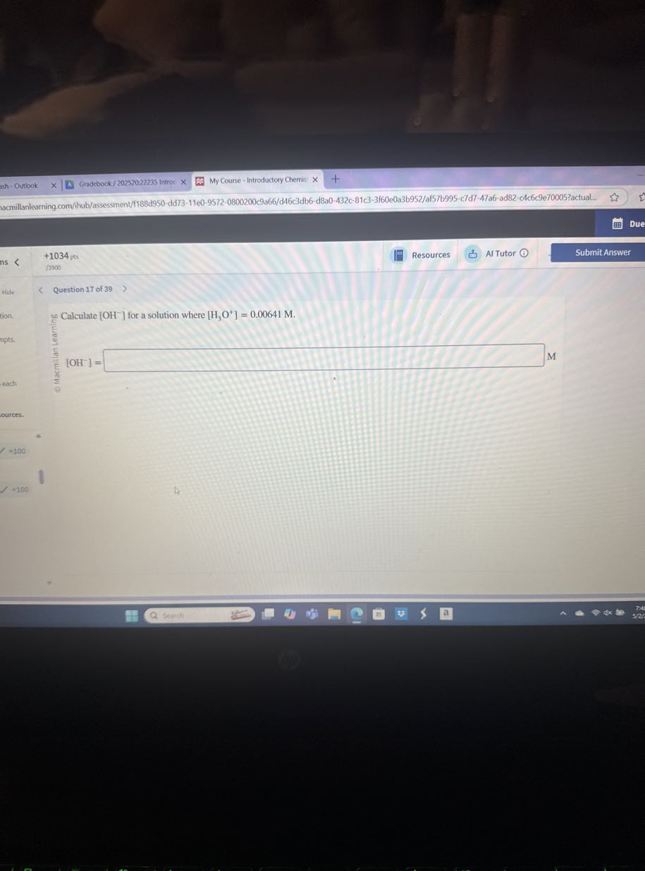 sh-Outlook Gradebook/202520:22235 Introc My Course - Introductory ...