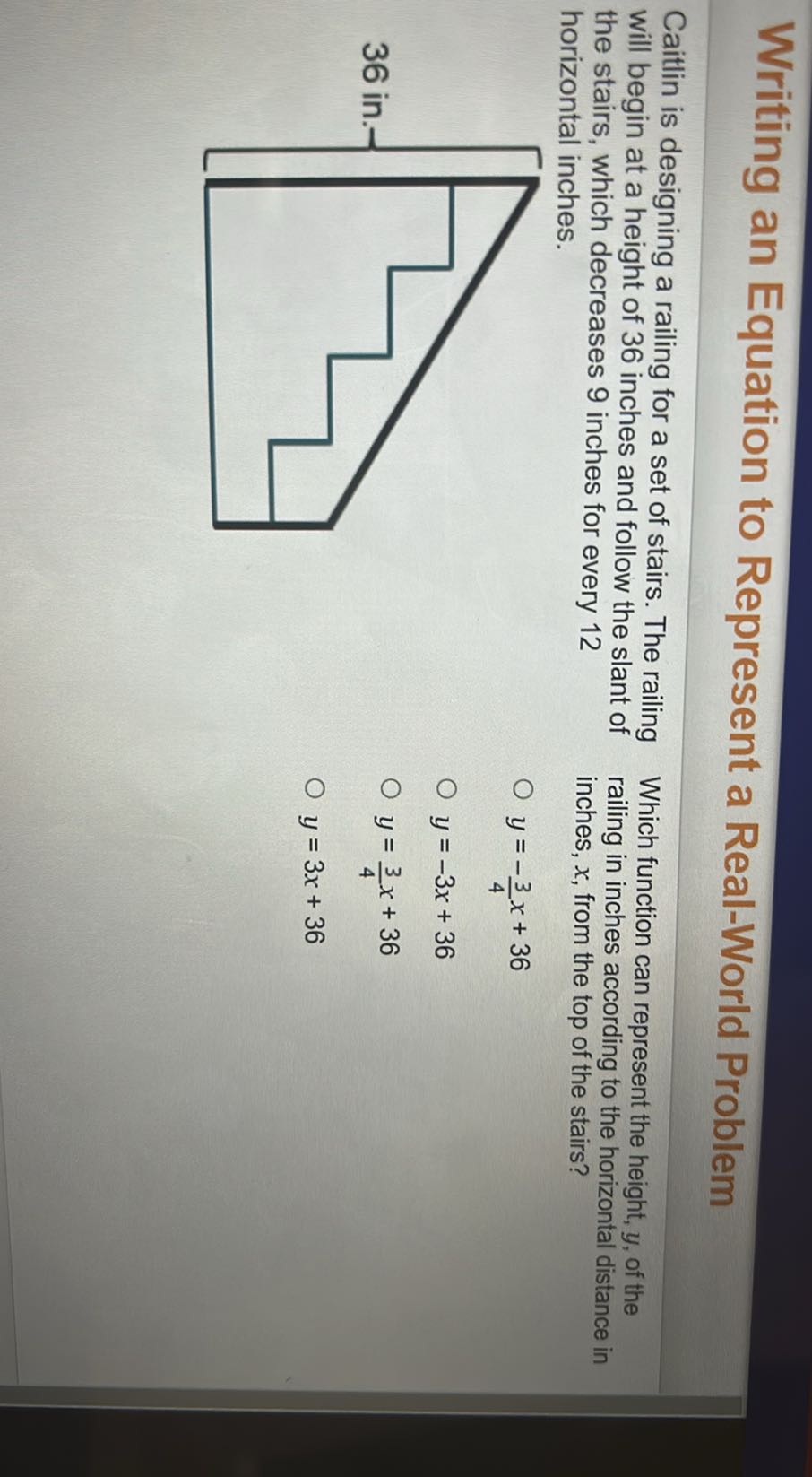 Writing an Equation to Represent a Real-World Problem Caitlin is ...