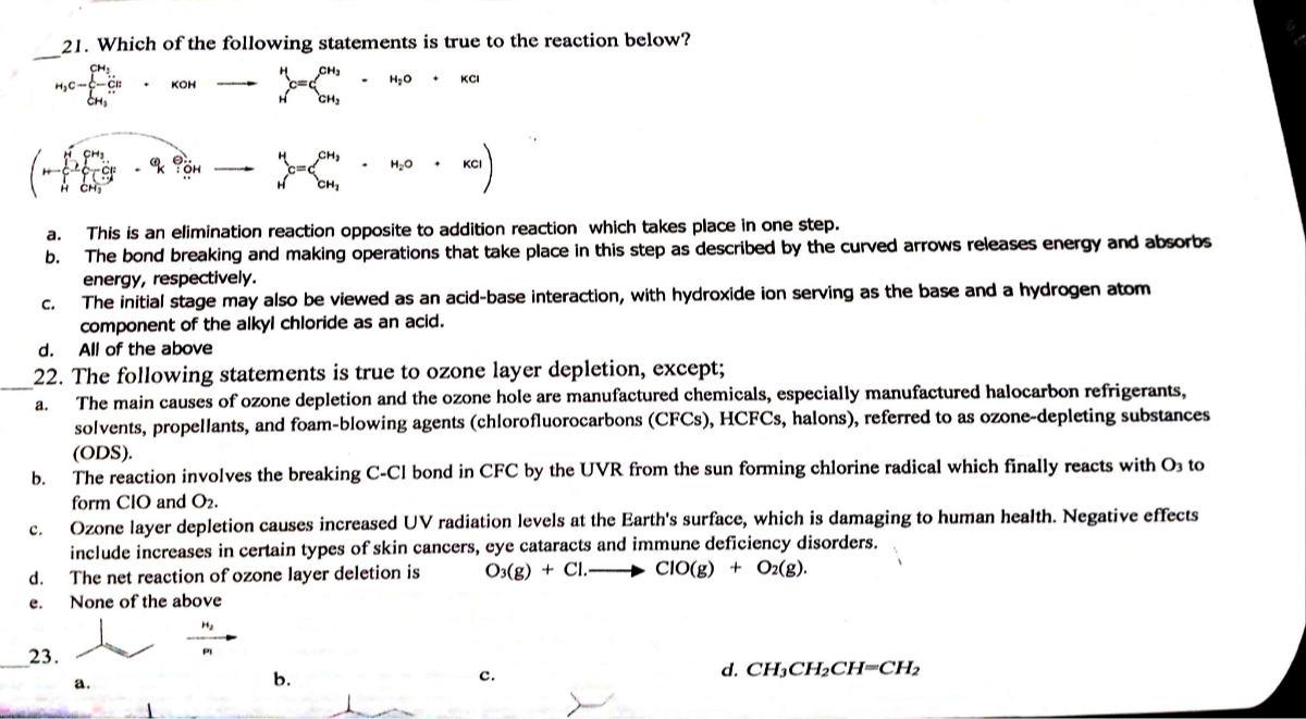 VIDEO solution 21. Which of the following statements is true to the