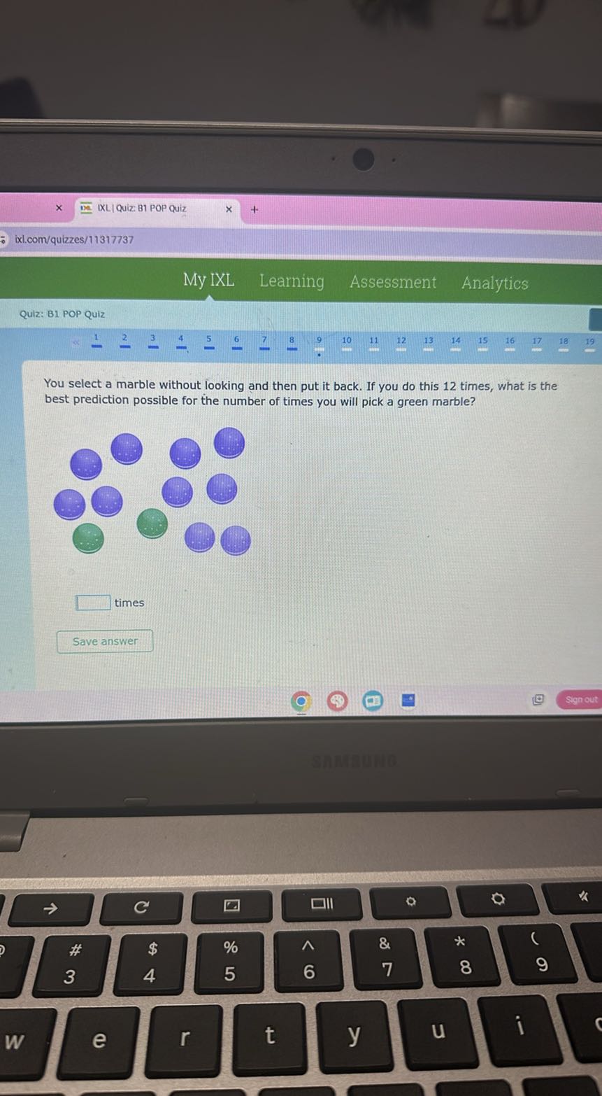 [GET ANSWER] IXL| Quiz: B1 POP Quiz ixl.com/quizzes/11317737 My IXL ...