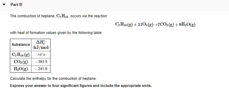 C7h16 O2 C7h16 Combustion Reaction