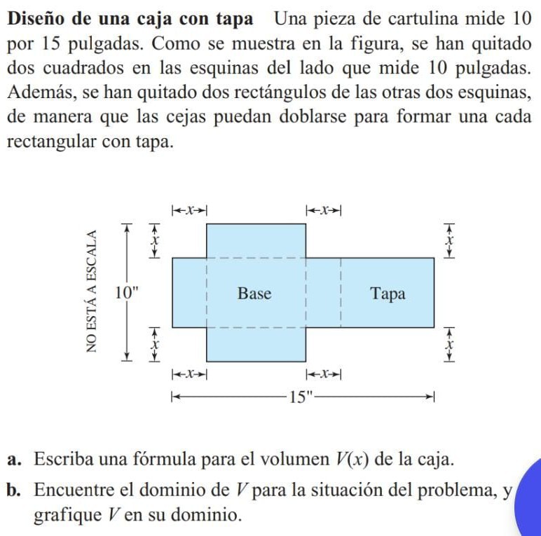Pieza Rectangular Diseño de una caja con tapa Una pieza de cartulina mide 10 por 15 ...