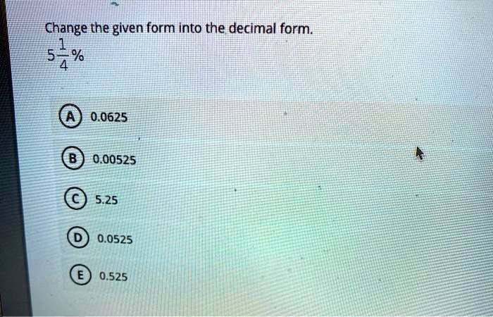 5 1 2 decimal form