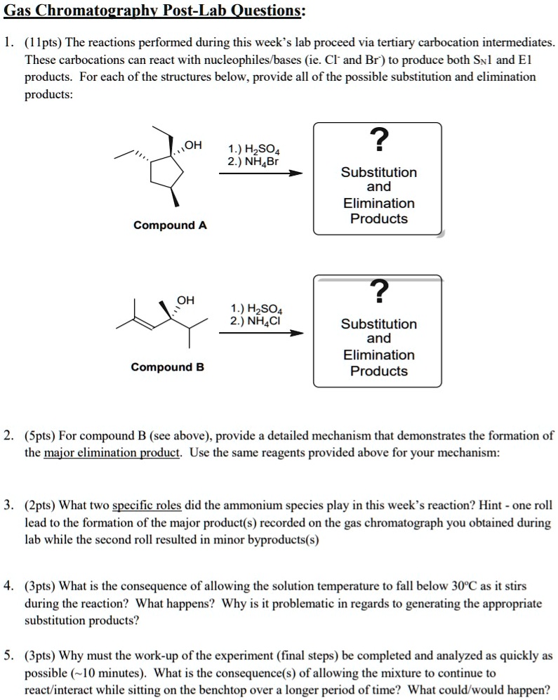 Gas Chromatography PostLab Questions(Ilpts) The rea… SolvedLib