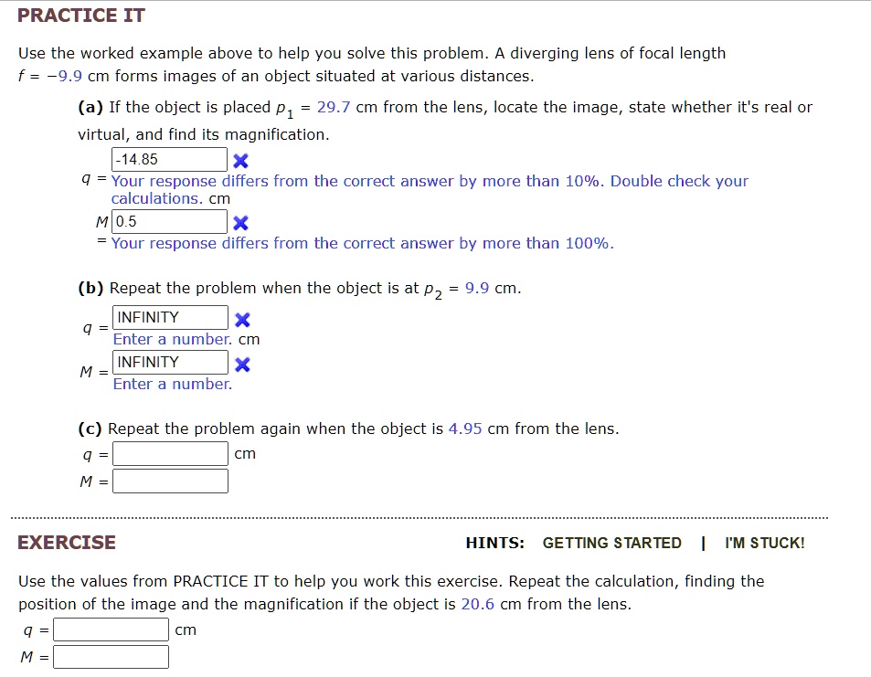 SOLVED Use the worked example above to help you solve this problem. A