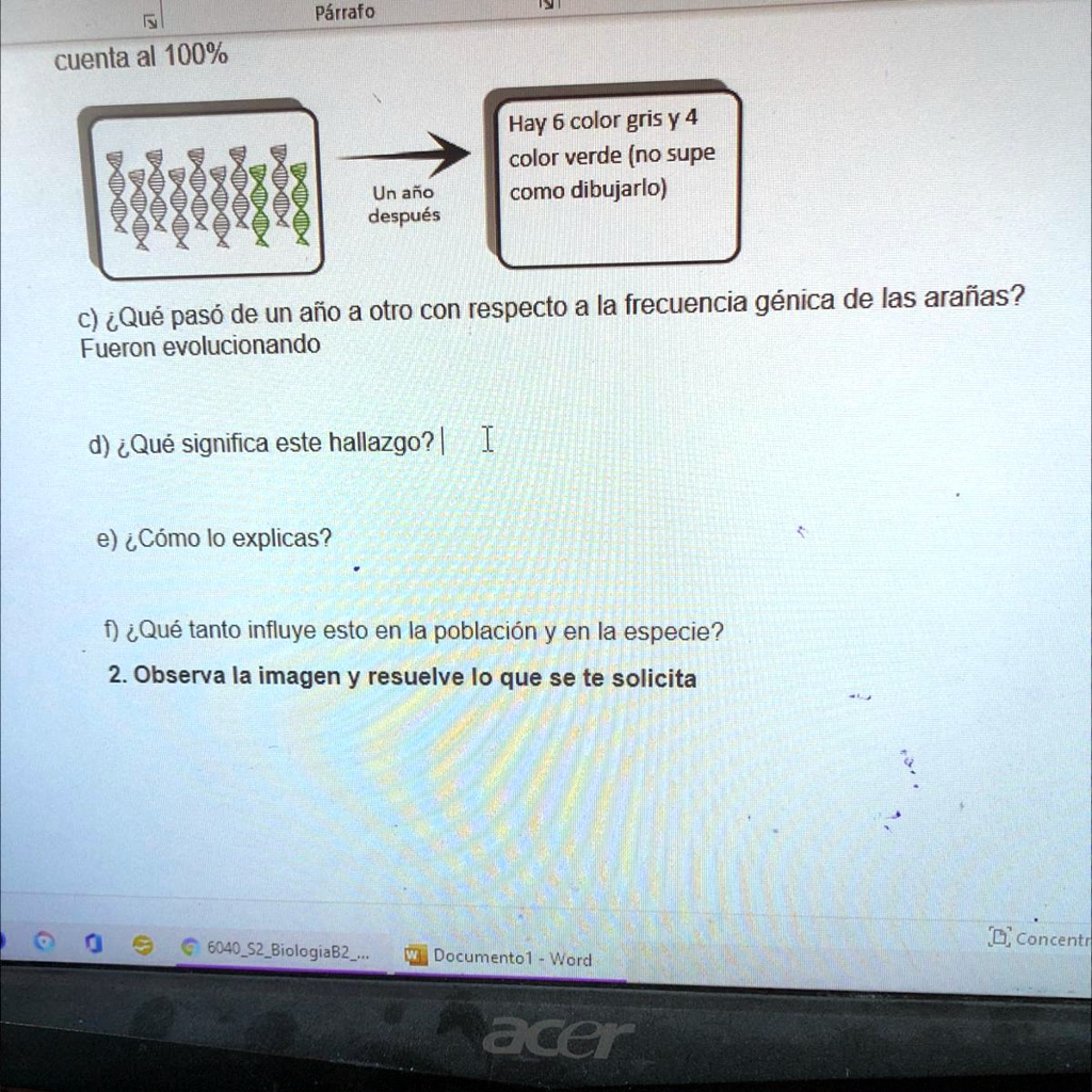 SOLVED: D) ¿Qué Significa Este Hallazgo? E) ¿Cómo Lo Explicas? F) ¿Qué ...