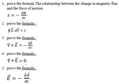 SOLVED: 1. Prove the formula: The relationship between the change