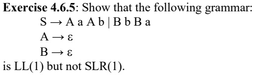 SOLVED: Exercise 4.6.5: Show That The Following Grammar: S -> AaAb ...