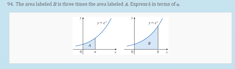 SOLVED: 94. The Area Labeled B Is Three Times The Area Labeled A ...