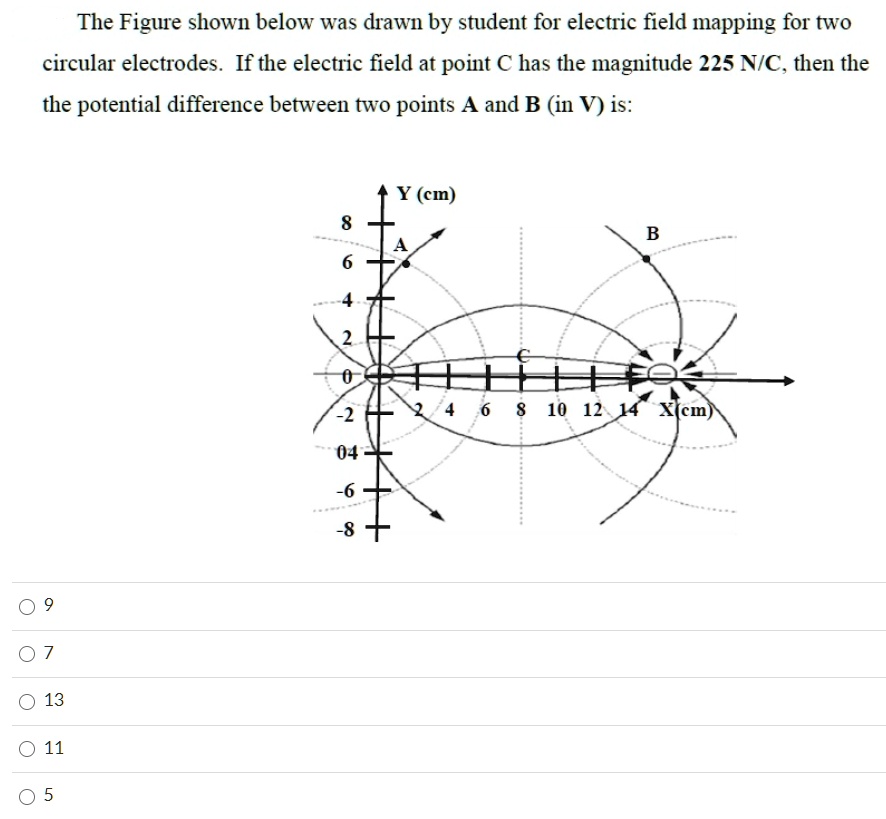 SOLVED: The Figure Shown Below Was Drawn By Student For Electric Field ...