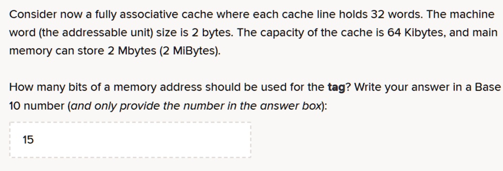 SOLVED Consider Now A Fully Associative Cache Where Each Cache Line solved-consider-now-a-fully-associative-cache-where-each-cache-line