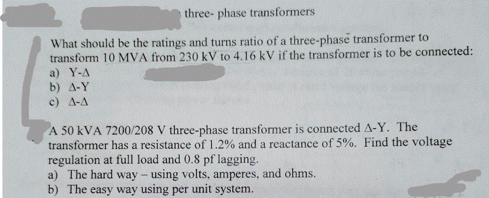 solved-three-phase-transformers-what-should-be-the-ratings-and-turns