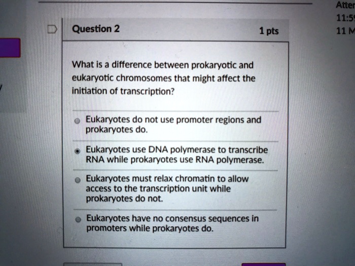 SOLVED Atter 11.5 11 Question 2 1 pts What is a difference between