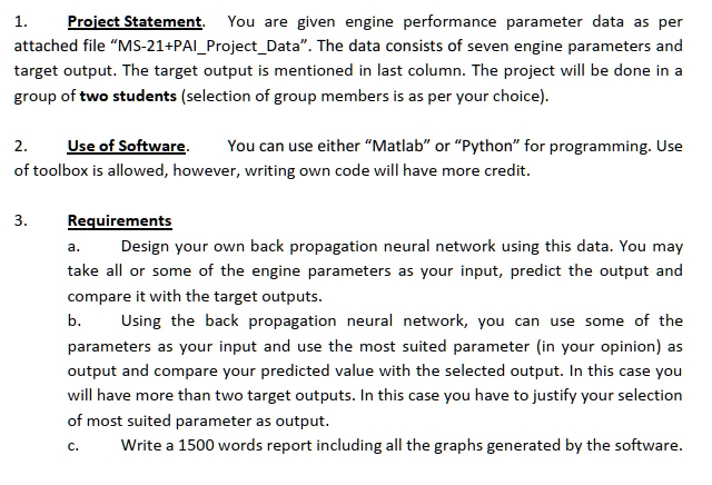 Write a MATLAB/Python code for this. DATASET LABEL case Engine Speed ...