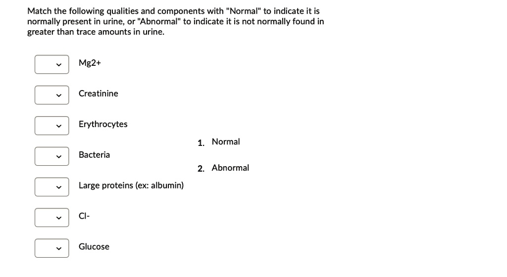 SOLVED Based on the Virtual Urinalysis Lab by Terry Wiseth, which is an example of a food that