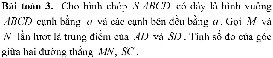 Solved BÃ I ToÃ¡n 3 Cho HÃ¬nh ChÃ³p S Abcd CÃ³ Ä‘Ã¡y LÃ HÃ¬nh VuÃ´ng