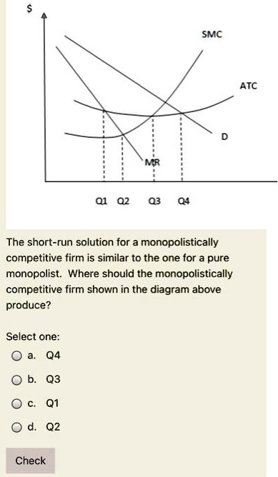 VIDEO solution: solve this SMC ATC The short-run solution for a ...