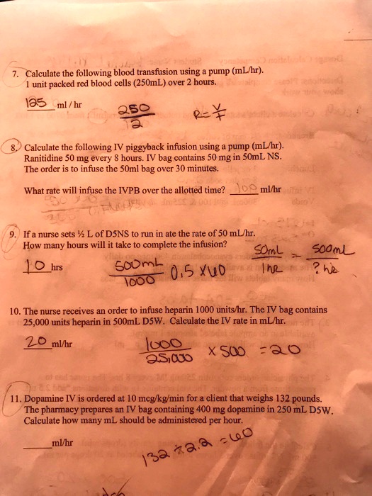 SOLVED: Dosage calculations - I'm not sure if I'm doing this right