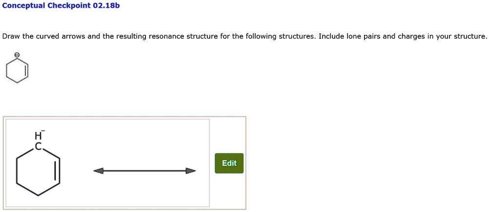 SOLVED Conceptual Checkpoint 02 18b Draw The Curved Arrows And The 