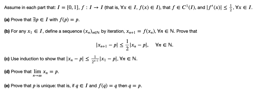 Solved Assume In Each Part That 0 1 F I I That Is Vx A 1 F X A I That F A C T And F X L 3 Hx