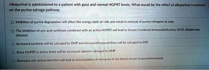 solved-allopurinol-is-administered-to-a-patient-with-gout-and-normal