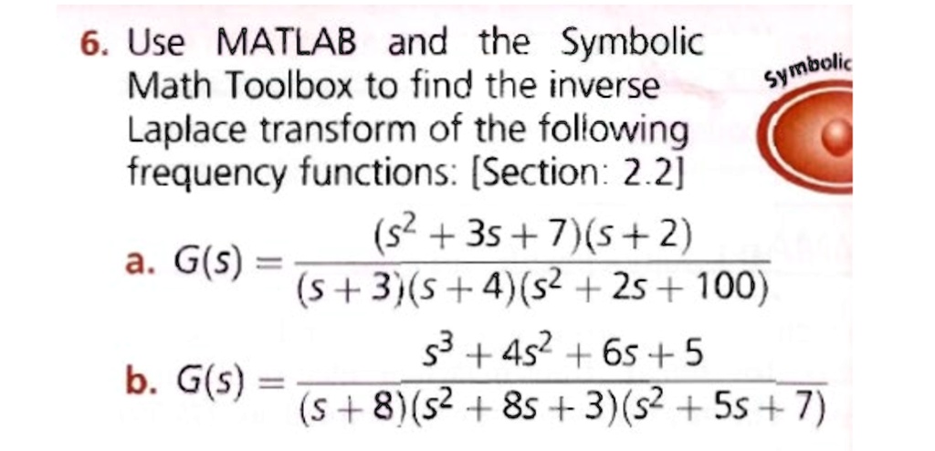 why using matlab symbolic toolbox