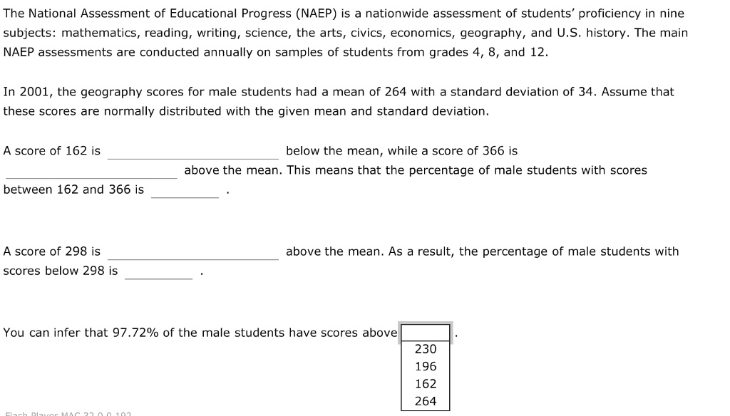 solved-the-national-assessment-of-educational-progress-naep-is-a-nationwide-assessment-of