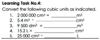 converting cubed units