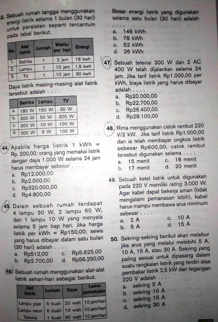 SOLVED: Tolong Bantu Saya Ya Jawab Nomor Yang Dilingkariin Sebuah Rumah ...