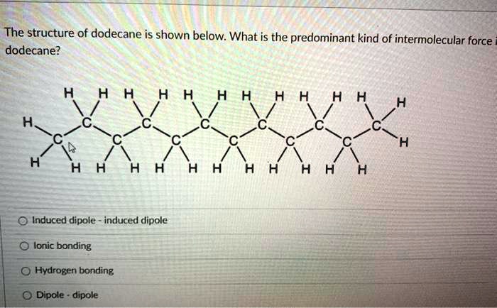 The structure of dodecane is shown below: What is the… - SolvedLib