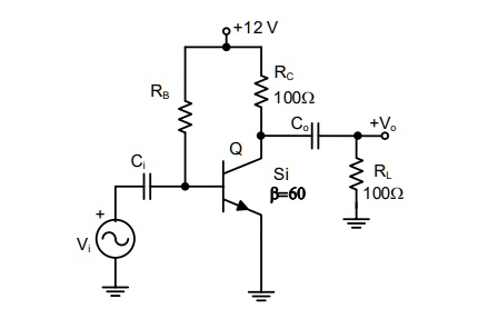 SOLVED: In the amplifier circuit shown below, the DC operating point (Q