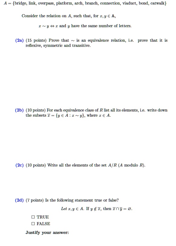 SOLVED: A = bridge; link; overpass; platform arch branch connection ...