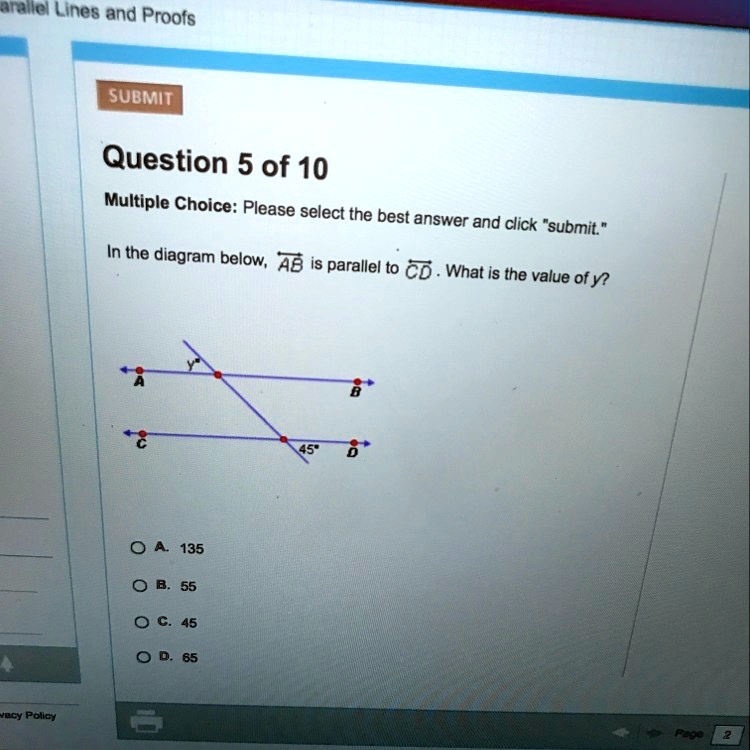 SOLVED: In This Diagram Below, AB Is Parallel To CD. Lines And Proofs ...