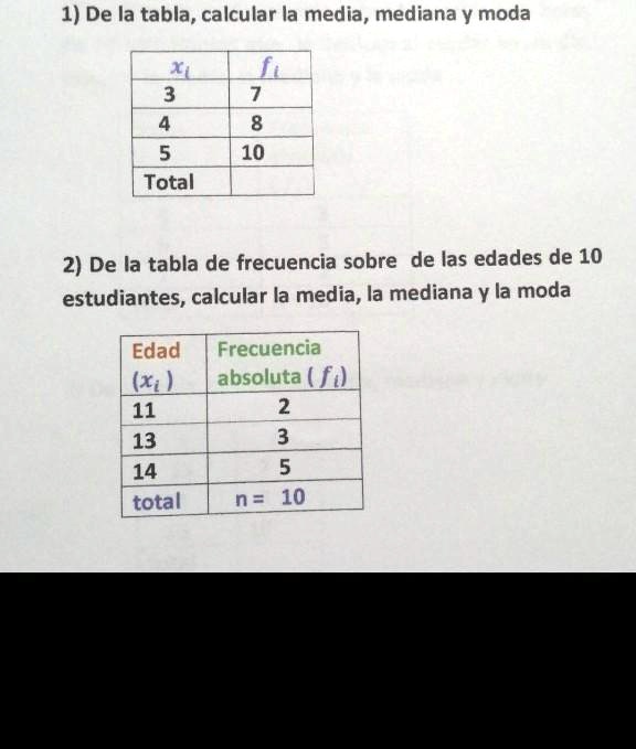 SOLVED: me ayudan porfavor lo necesito porfavor 1) De la tabla ...