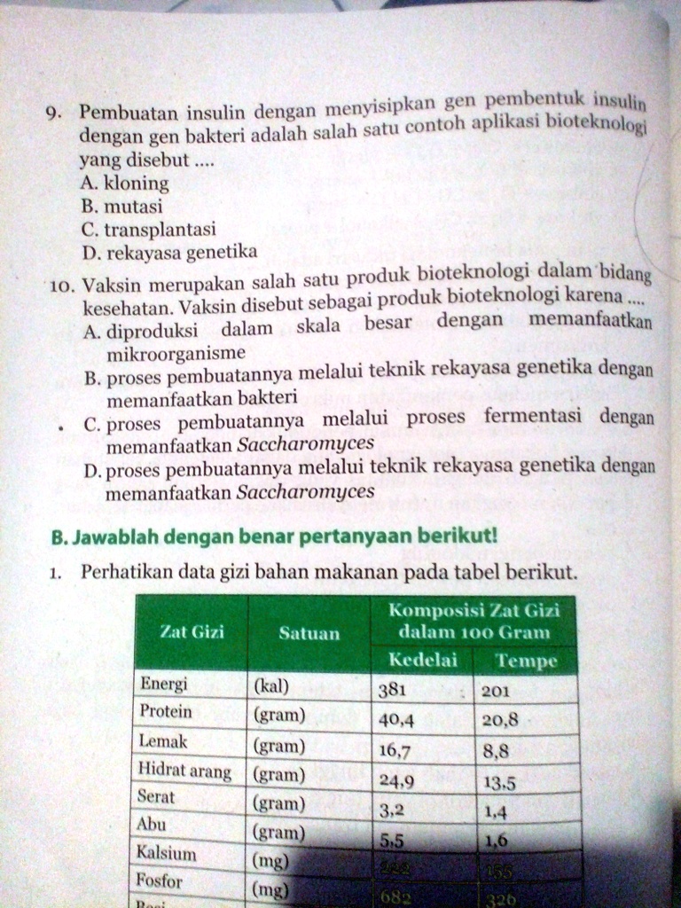 SOLVED: Tolong Dijawab Nomor 9 - 10 Tolong Bantuannya :) Menyisipkan ...