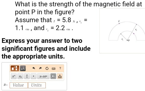 SOLVED: What is the strength of the magnetic field at point P in the ...