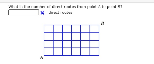 SOLVED: What Is The Number Of Direct Routes From Point A To Point B ...