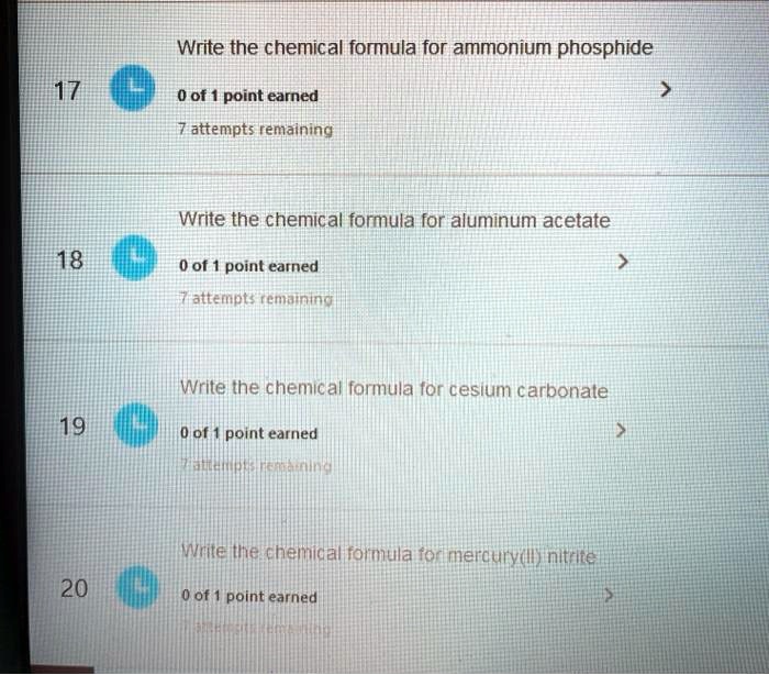 How to Write the Formula for Aluminum acetate 