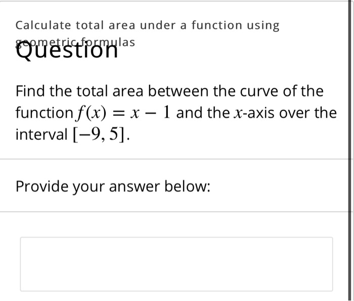 Solved Calculate Total Area Under A Function Using Questiors Rule Find The Total Area Between 0402