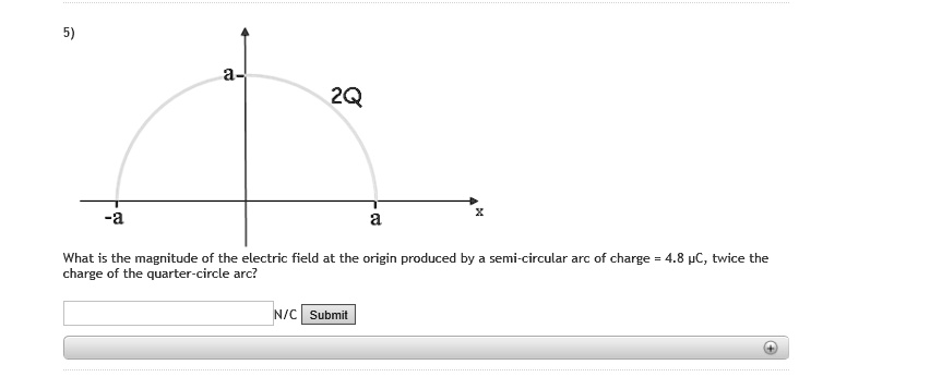 SOLVED: O2 What is the magnitude of the electric field at the origin ...