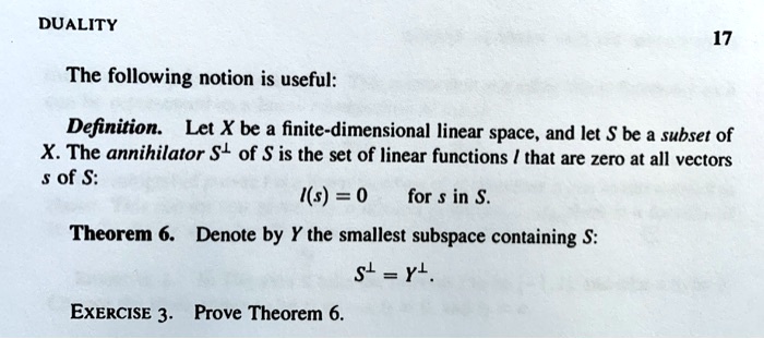 annihilator linear algebra