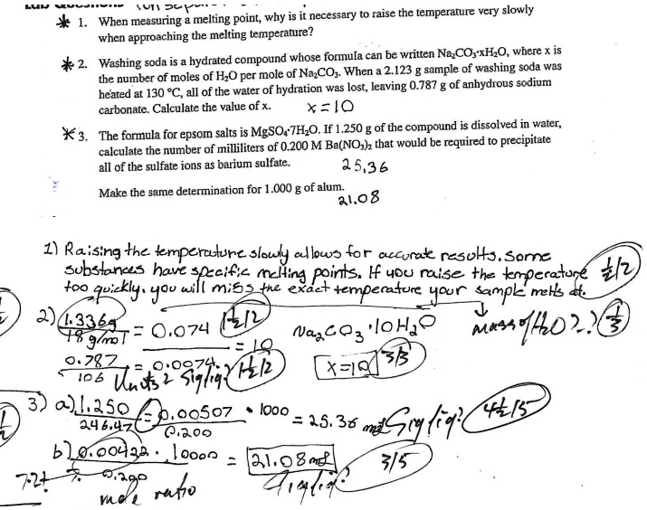 SOLVED: DCk melting point; why is it necessary to raise the temperature ...