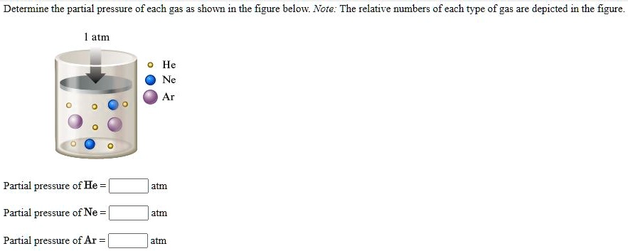 Determine the partial pressure of each gas as shown i… - SolvedLib